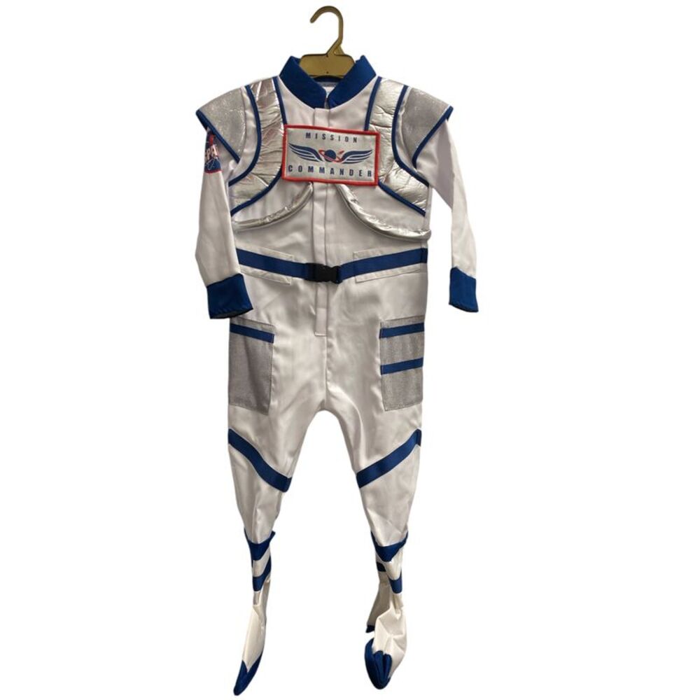 Astronaut - Member's Mark Unisex Kid's Premium Astronaut Costume with Fabric Hel